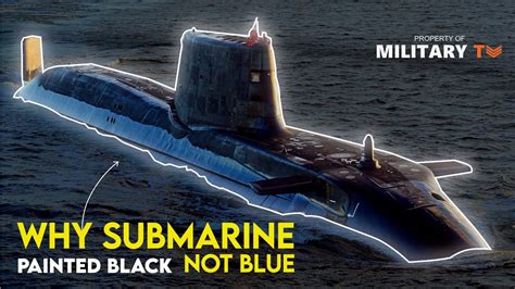 why are submarines painted black.